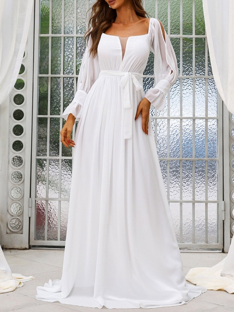 

URBANIC Women White Maxi Dress