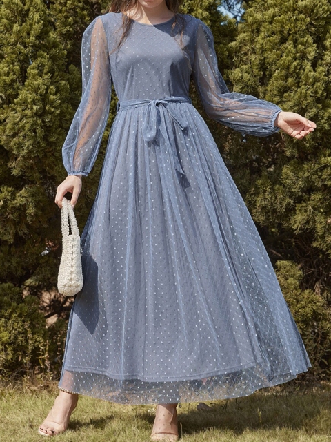 

URBANIC Blue Maxi Dress