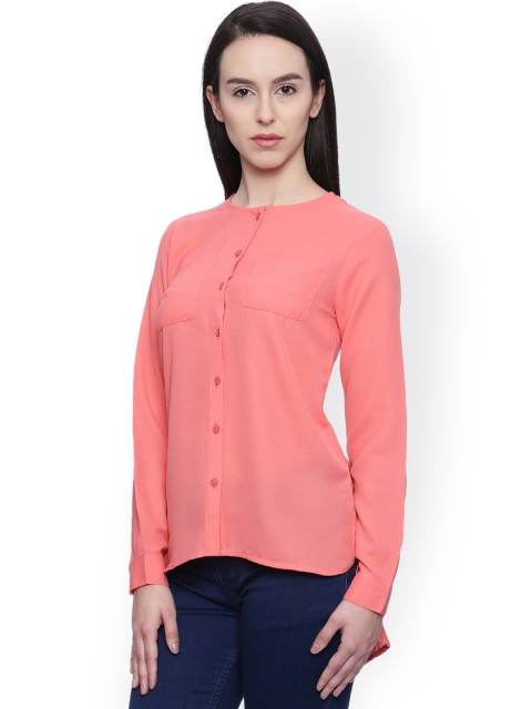 

Blue Saint Women Pink Solid Top