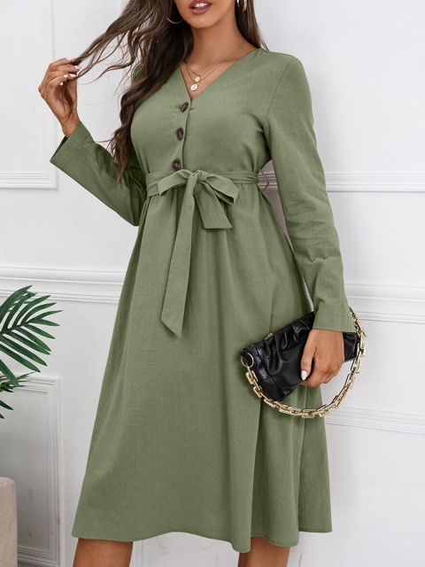 

URBANIC Green Dress