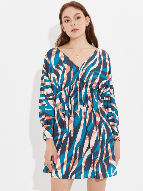 

URBANIC Women Green Backless A-Line Dress