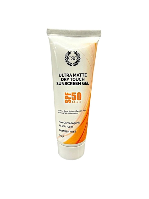 

CSC Ultra Matte Dry Touch SPF 50 PA++++ Sunscreen Gel - 75 g, Orange