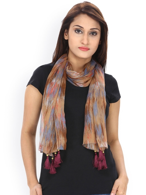 

Anekaant Multicoloured Printed Chiffon Stole, Multi