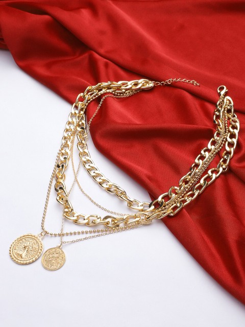 

KACY Gold-Toned Gold-Plated Layered Necklace