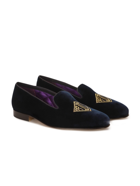 

Polo Ralph Lauren Men Navy Blue Solid Loafers