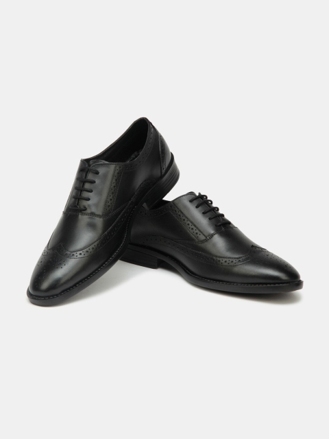 

ID Men Black Leather Brogues