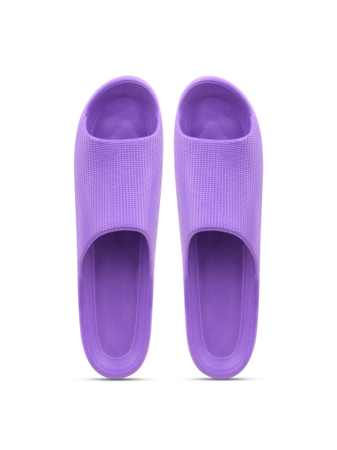 

BEONZA Women Purple Flip flops Sliders