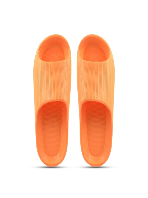 

BEONZA Women Orange Casual Sliders