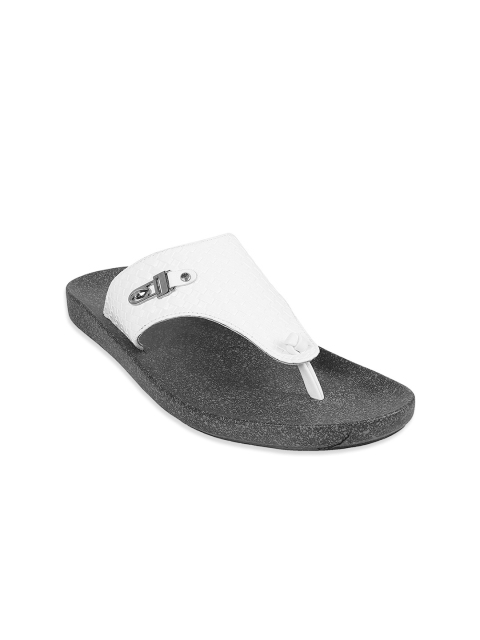 

Mochi Men White & Black Comfort Sandals