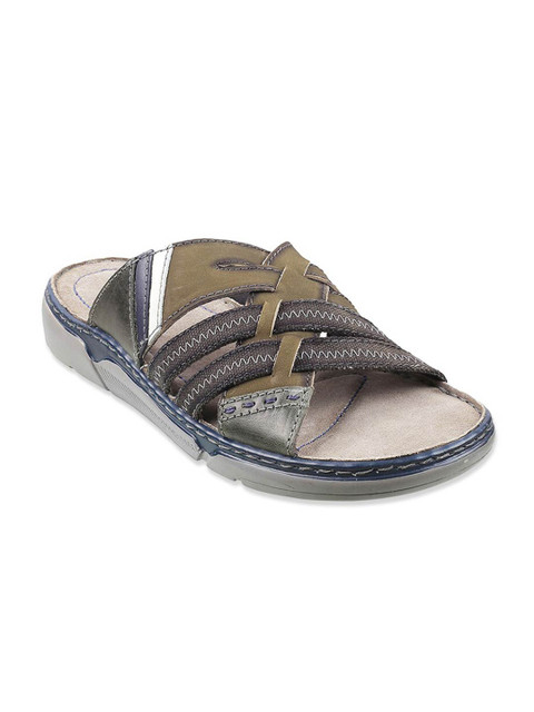 

DAVINCHI Men Grey Comfort Sandals