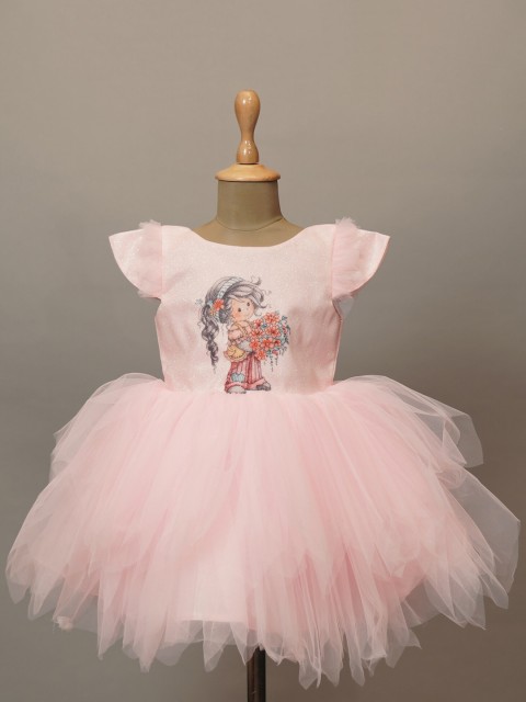 

Mumkins Pink Floral Dress