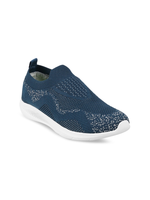 

ACTIV Women Blue Woven Design Slip-On Sneakers