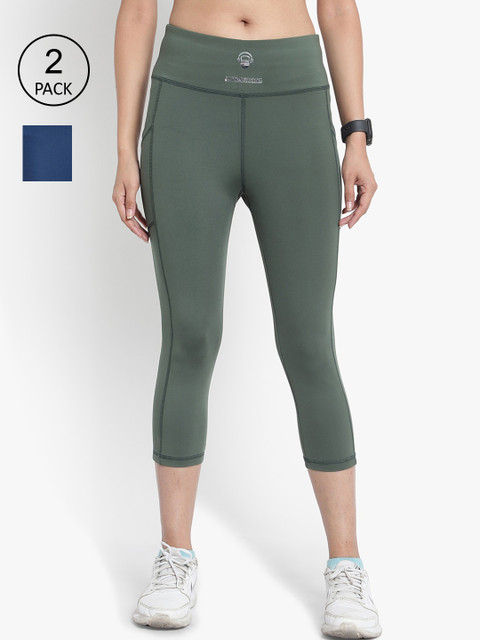 

Wearjukebox Women Blue Solid Tights