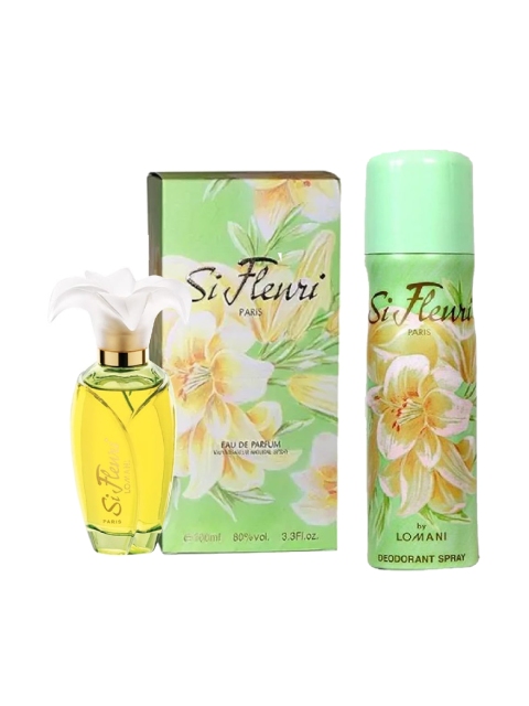

Lomani Combo Of Perfume & Deodorant, Green