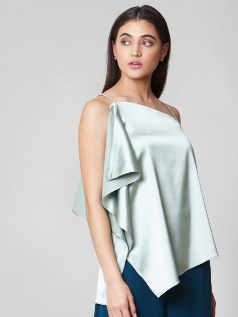 

Vero Moda Green Solid Top