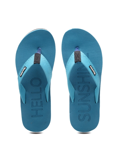 

APPITITE Women Blue Rubber Thong Flip-Flops