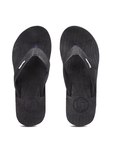

APPITITE Women Black Rubber Thong Flip-Flops