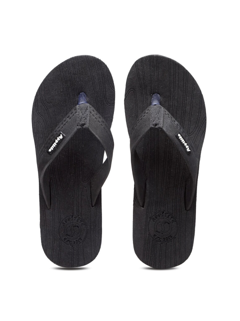 

APPITITE Women Black & White Rubber Thong Flip-Flops