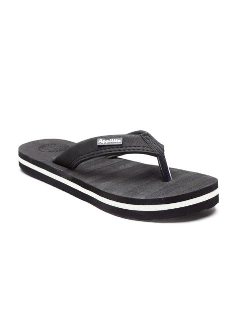 

APPITITE Women Black & White Rubber Slip-On
