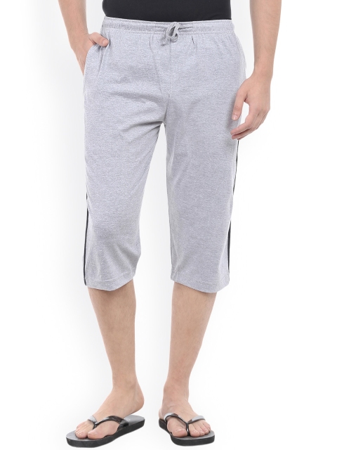 

Allocate Men Grey Melange Lounge Shorts HCP903