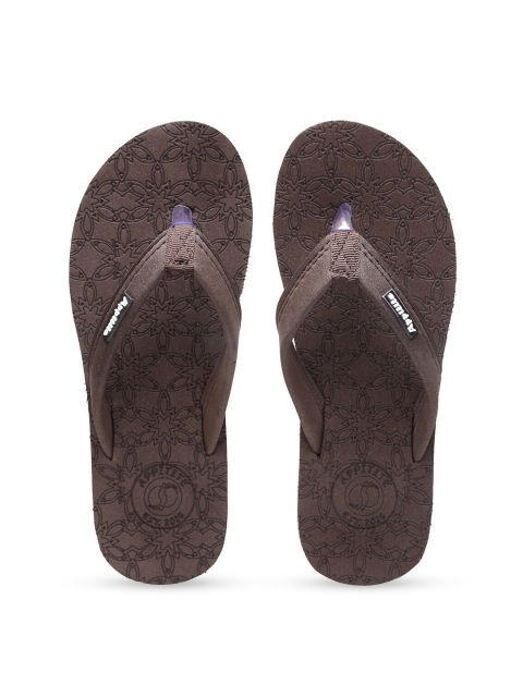 

APPITITE Women Brown & White Rubber Slip-On