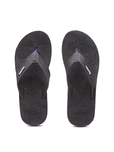 

APPITITE Women Black & Black Rubber Thong Flip-Flops