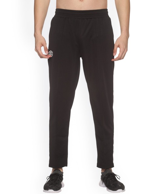 

HPS Sports Men Black Solid Track Pants