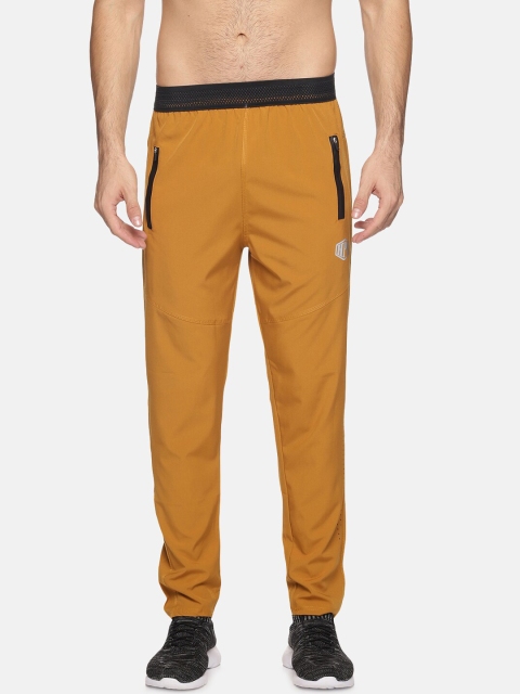 

HPS Sports Men Yellow Solid Track Pants