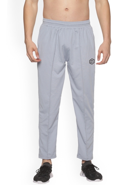 

HPS Sports Men Silver-Colored Solid Track Pant
