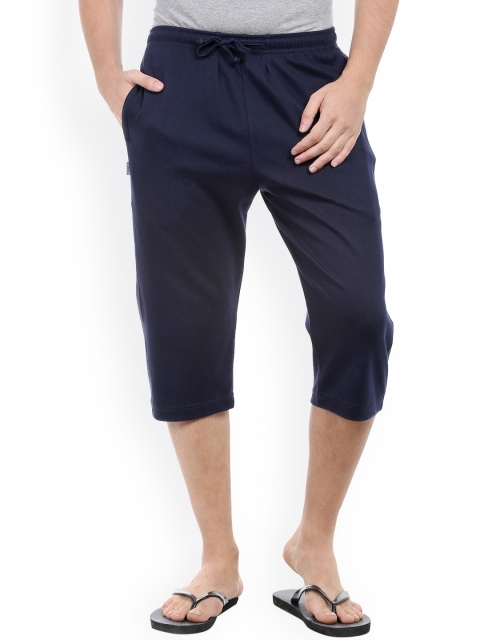 

Allocate Men Navy Lounge Shorts, Navy blue