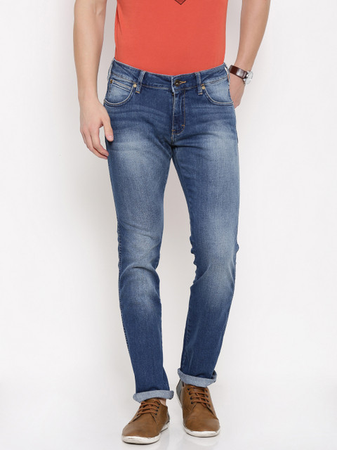 

Wrangler Blue Slim Fit Stretchable Jeans