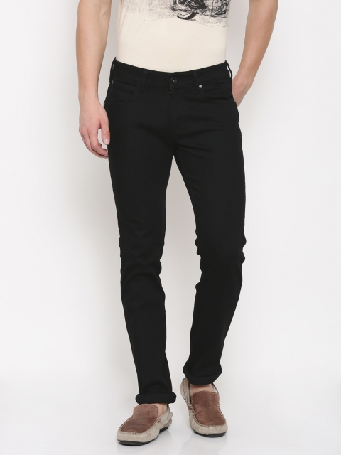 

Wrangler Black Slim Fit Stretchable Jeans