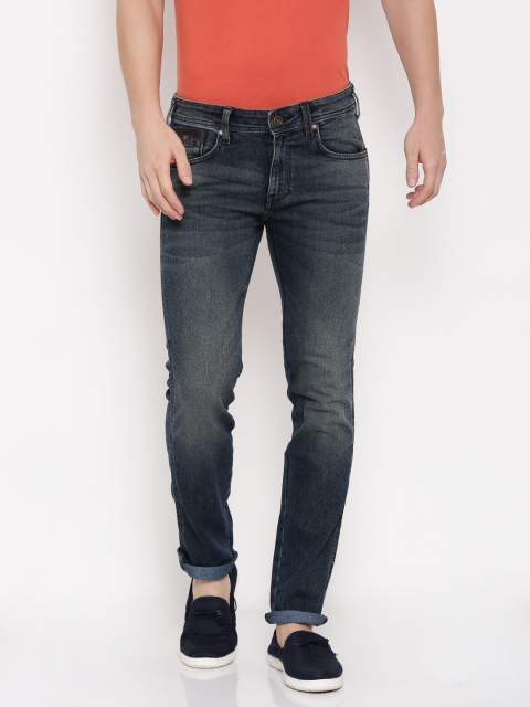 

Wrangler Blue Slim Fit Stretchable Jeans