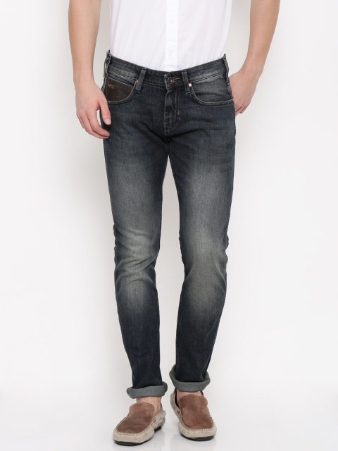 

Wrangler Men Blue Low-Rise Vegas Skinny Fit Stretchable Jeans