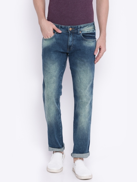 

Wrangler Men Blue Tapered Fit Stretchable Jeans