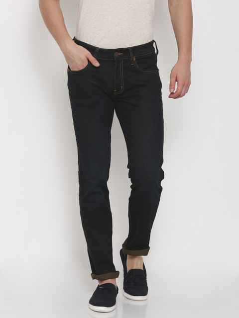 

Wrangler Men Blue Low-Rise Skanders Slim Fit Stretchable Jeans