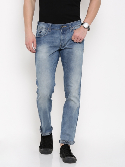 

Wrangler Men Blue Rockville Fit Stretchable Jeans