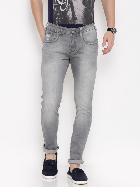 

Wrangler Men Grey Low-Rise Vegas Skinny Fit Stretchable Jeans