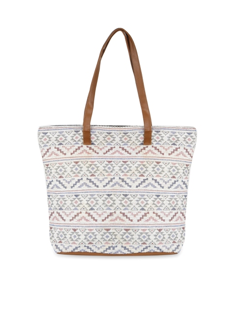 

Kanvas Katha Multicoloured Ethnic Motifs Oversized Shopper Tote Bag, Multi