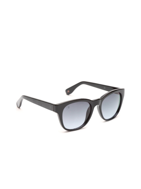 

MTV Unisex Blue Lens & Black Square Sunglasses with UV Protected Lens, Navy blue