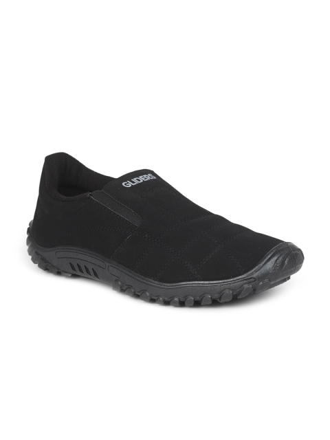 

Liberty Men Black Printed Slip-On Sneakers