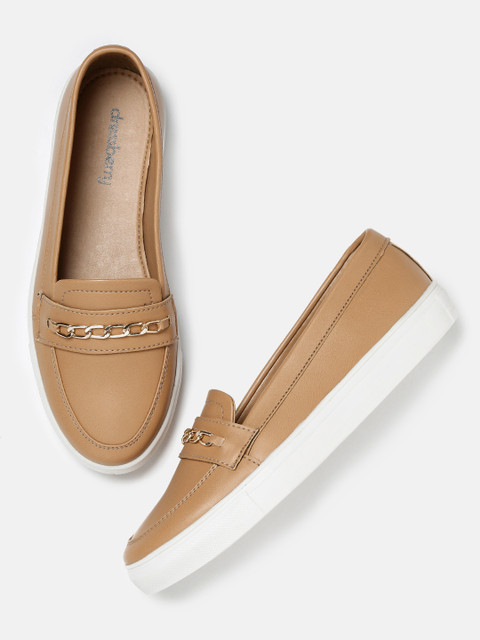 

DressBerry Women Brown Loafers