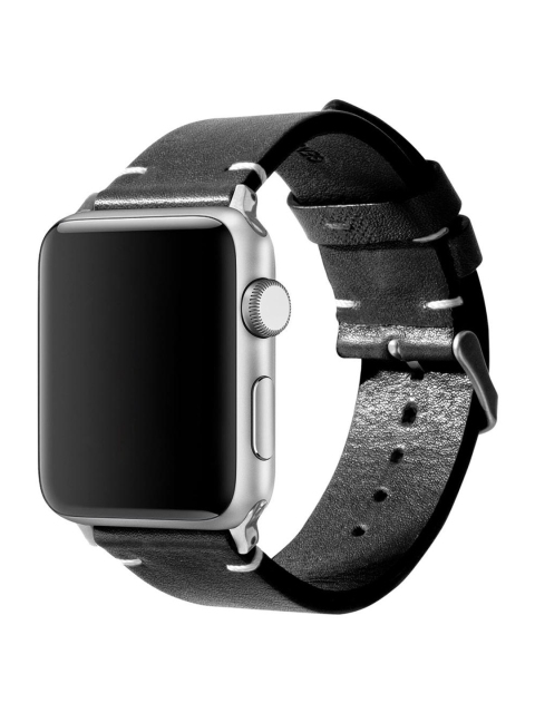 

DailyObjects Black Solid Leather Watch Straps