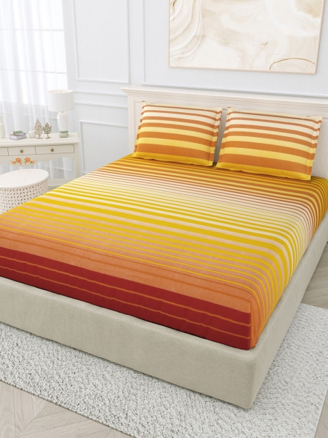 

BOMBAY DYEING Unisex Multi Bedsheets, Yellow