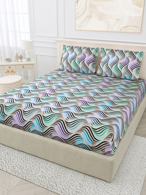 

BOMBAY DYEING Unisex Multi Bedsheets, Black