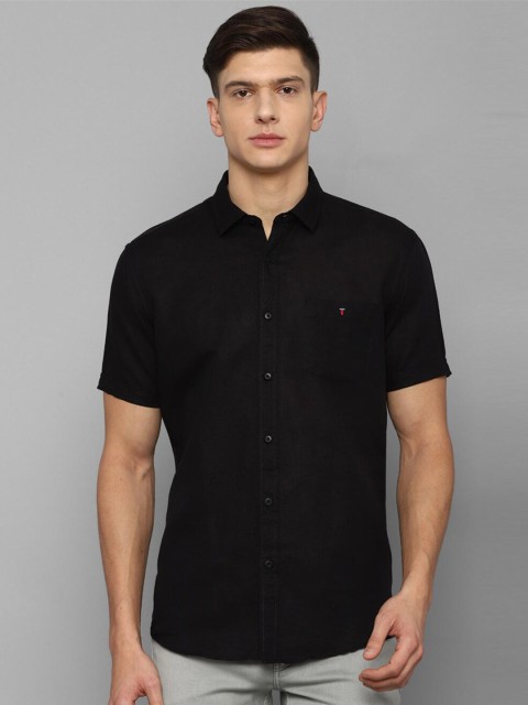 

Louis Philippe Jeans Men Black Slim Fit Casual Shirt