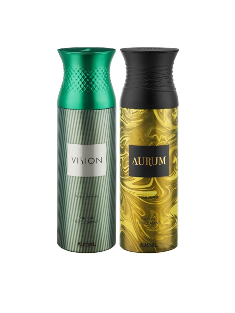 

Ajmal Set of 2 Visionhim and Aurum Deo 200ml, Green