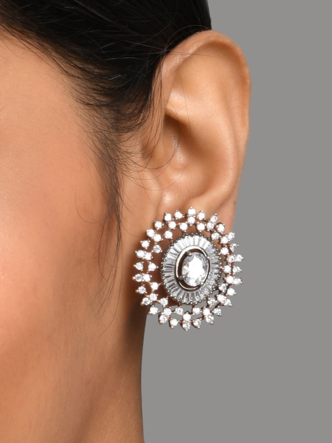 

Fida Rose Gold Spherical Studs Earrings