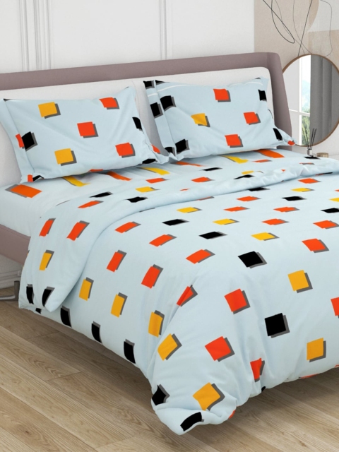

EXORA Unisex Multi Bedsheets, Blue