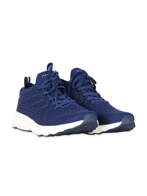 

Anta Men Navy Blue Mesh Running Non-Marking Shoes